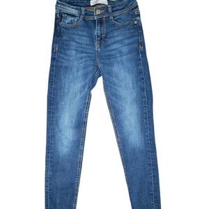 Zara Basic Z1975 Dark Wash Skinny Jeans 2